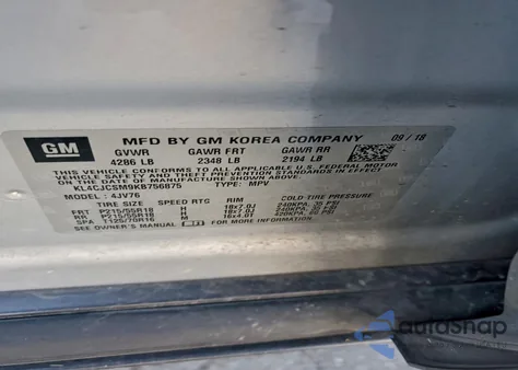 2019 Buick Encore Essence z USA, uszkodzony, nr VIN KL4CJCSM9KB756875